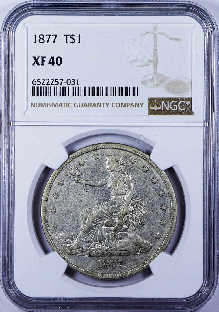 一番の贈り物 外国コイン 1891年 洋元半分 PCGS XF40BN 旧貨幣/金貨