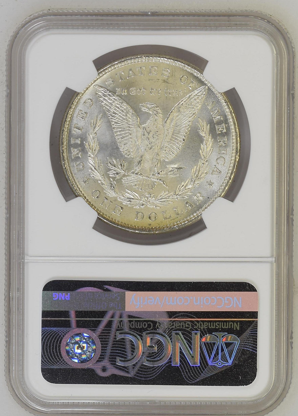 1878-P 8 TF Morgan Silver Dollar, NGC MS62 Uncirculated - Proof-Like Monster Toner!