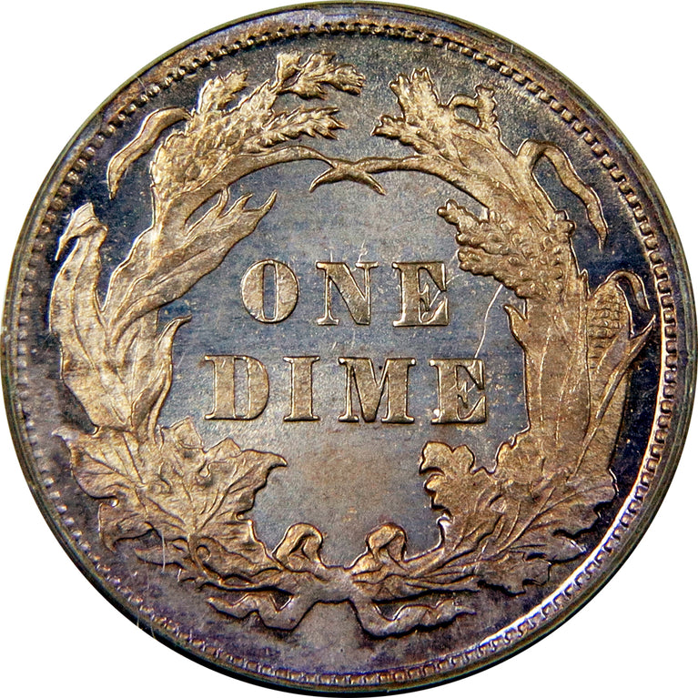 1891 Liberty Seated Dime - PCGS OGH MS64! Proof Like, Sharp!